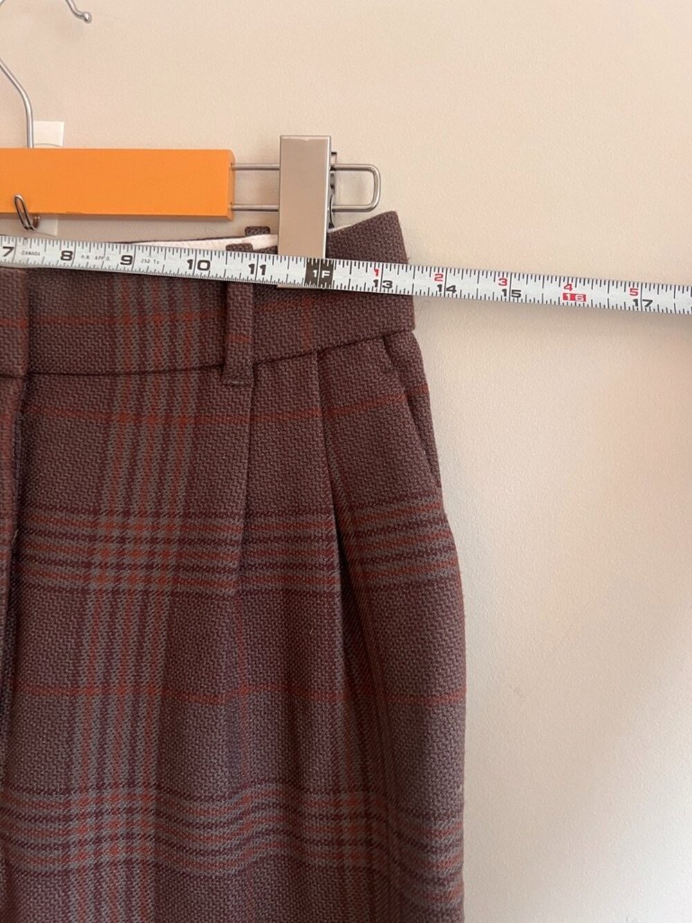 Wilfred The Effortless Pant™ - (Re)fined Plaid Wool Blend Trouser | Size 4 - Picture 10 of 12